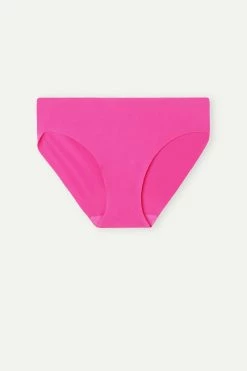 Seamless Microfibre Snug-Fit Panties 12 Seamless Microfibre Snug-Fit Panties -intimissimi shop SID49V206J F