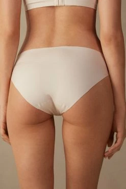 Seamless Microfibre Snug-Fit Panties -intimissimi shop SID49V2280 BI