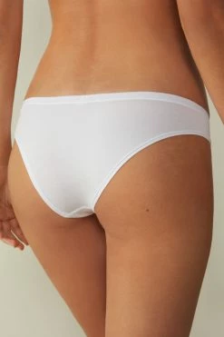 Natural Cotton Panties 13 Natural Cotton Panties -intimissimi shop SID65A001 BI