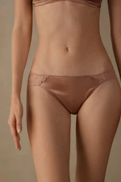 Silk And Lace Briefs