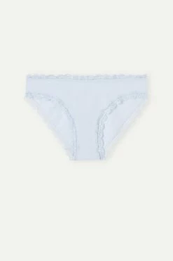 Cotton And Lace Briefs 14 Cotton And Lace Briefs -intimissimi shop SID96C220J F