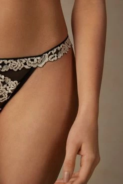 Pretty Flowers Thong With Side Straps 12 Pretty Flowers Thong With Side Straps -intimissimi shop SPD12949887 DT2W