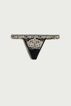 Pretty Flowers Thong With Side Straps 14 Pretty Flowers Thong With Side Straps -intimissimi shop SPD12949887 F