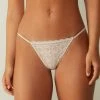Lace Thong With Side Straps 2 Lace Thong With Side Straps -intimissimi shop SPD96F2280 FI